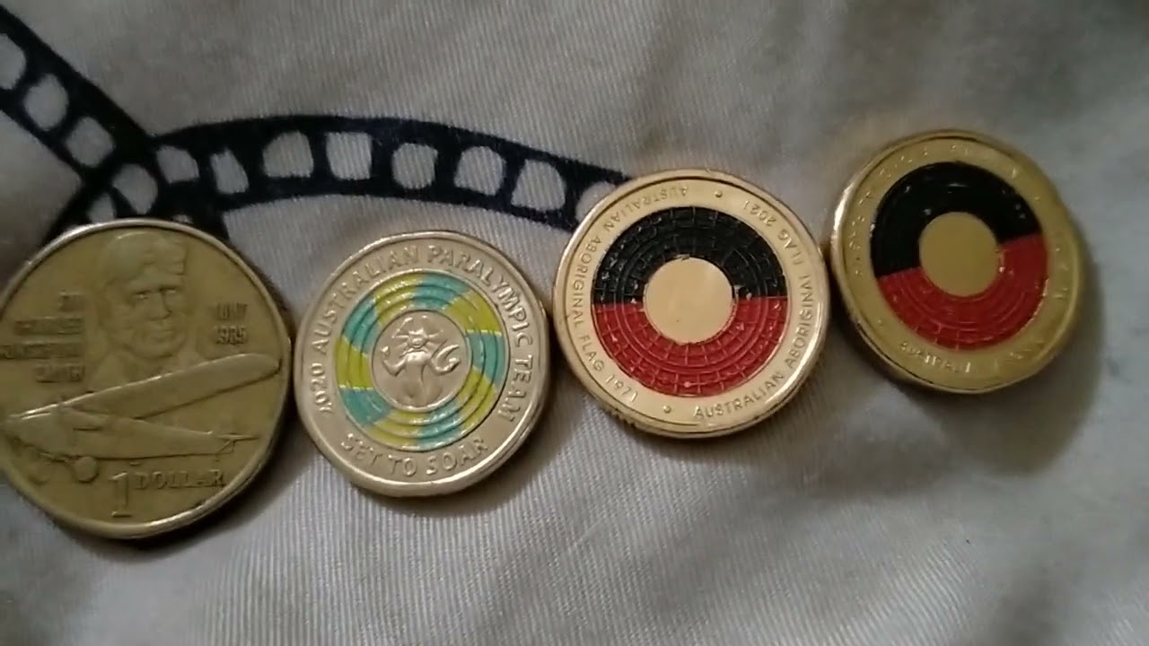 new coins added to collection, aussie Paralympic team 2020, aboriginal flag 2021
