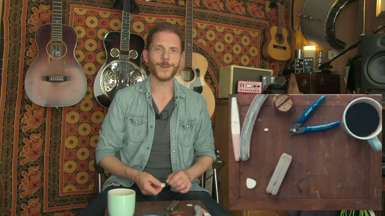 Use A Thumbpick! Pt.1 - Make it fit, make it easy to use! How to modify your thumbpick...