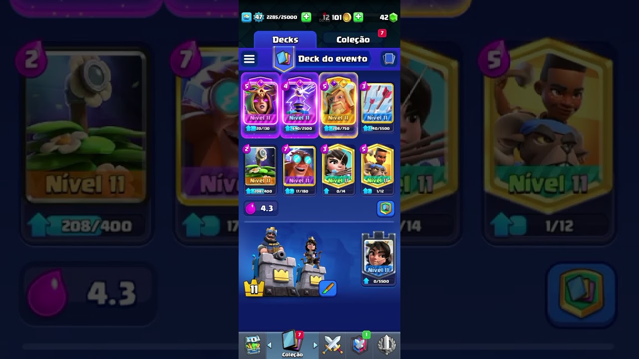 Cera  que eu vou passa meu recorde  no modo do grande desafio no clash royale
