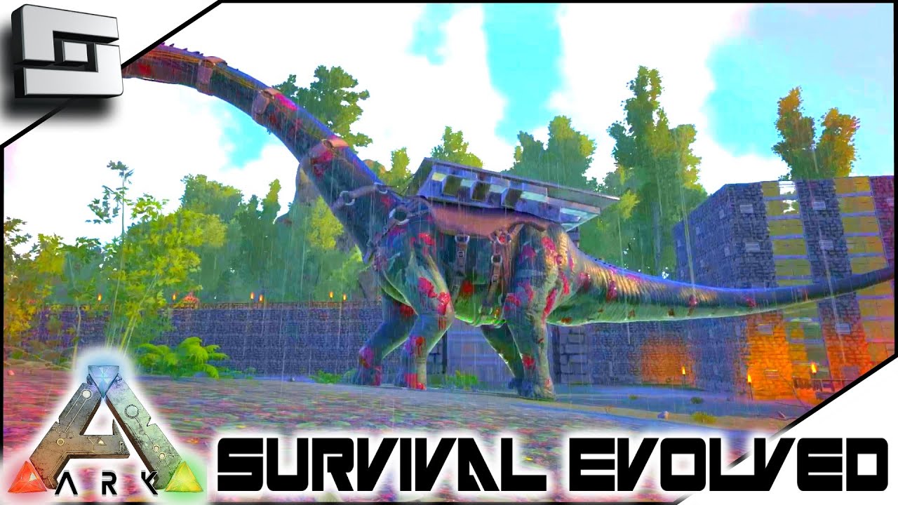 ARK: Survival Evolved — БИТВА С БРОНТО! S4E50 (Геймплей карты «Центр»)