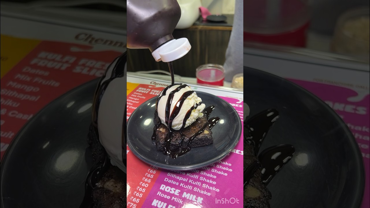 Brownie with Ice Cream 