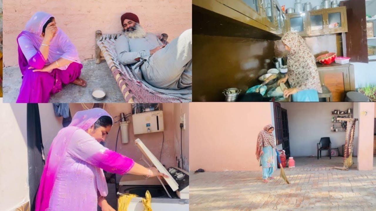 ਅੱਜ ਘਰੇ ਰਹਿ ਕੇ ਚੈਨ ਮਿਲਿਆ 🥰|| village lifestyle of Punjab by Dullat family vlogs ||
