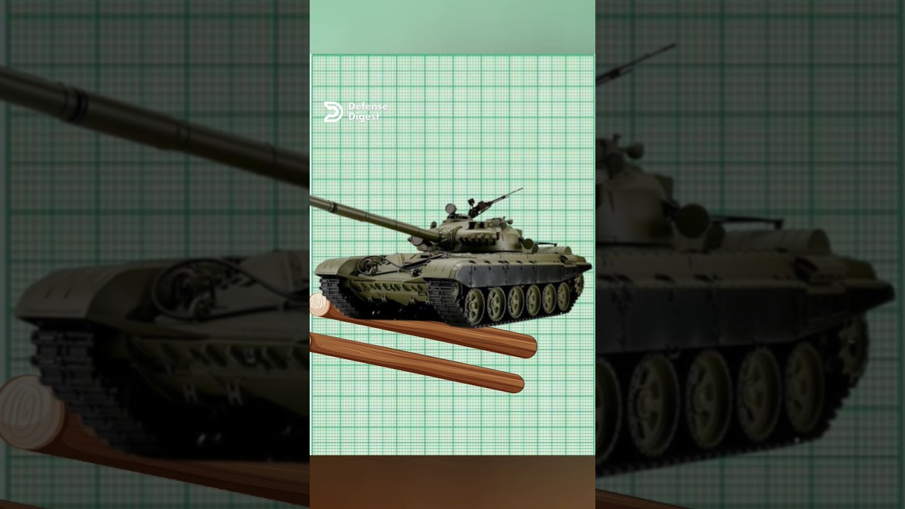 Why do Soviet tanks have logs?