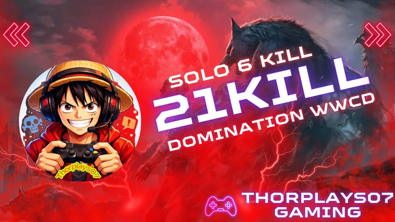 THORPLAYS07  21 KILL DOMINATION SOLO 6 KILL IN SCRIMS || #BGMI