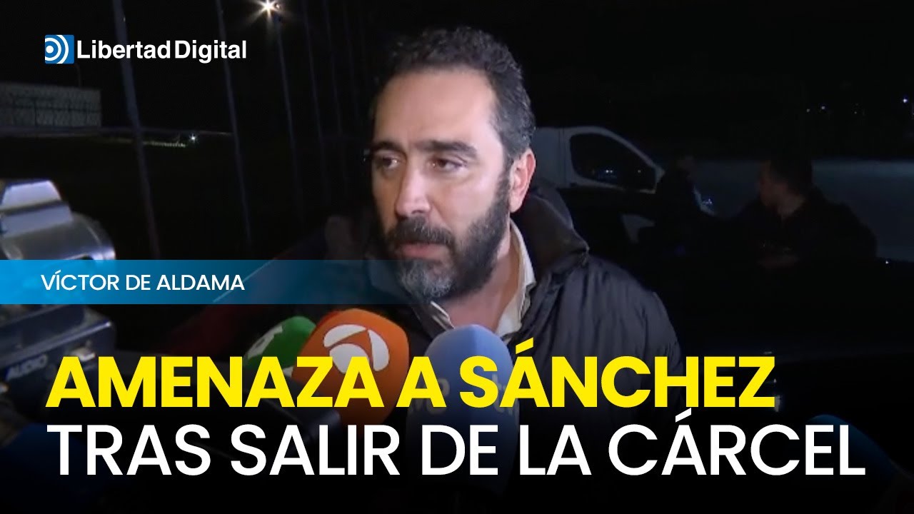 Aldama sale de la cárcel y amenaza a Sánchez: 
