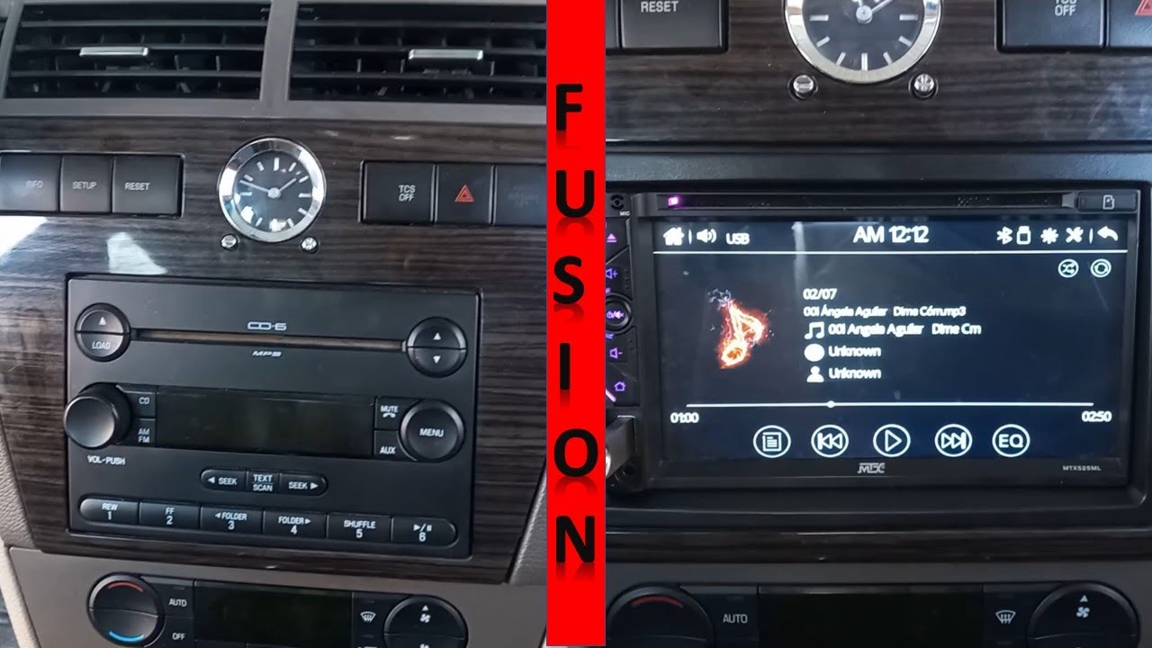 Instalación de Estéreo a Ford Fusion 2008