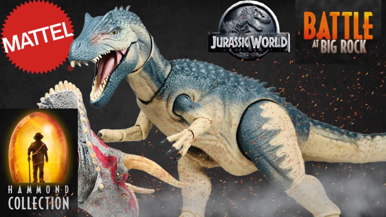 Mattel Hammond Collection Allosaurus Review!! Jurassic World Battle at Big Rock