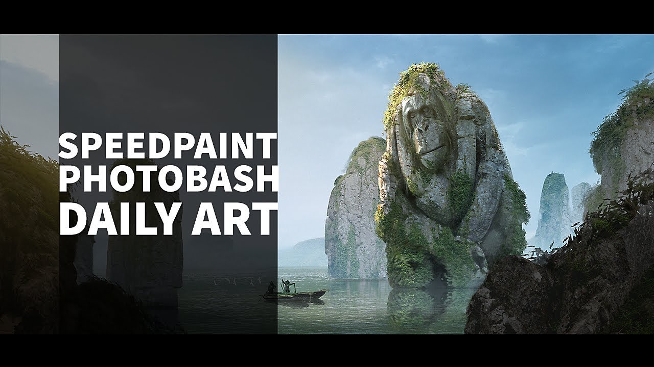 Photobash Daily art - speedpaint