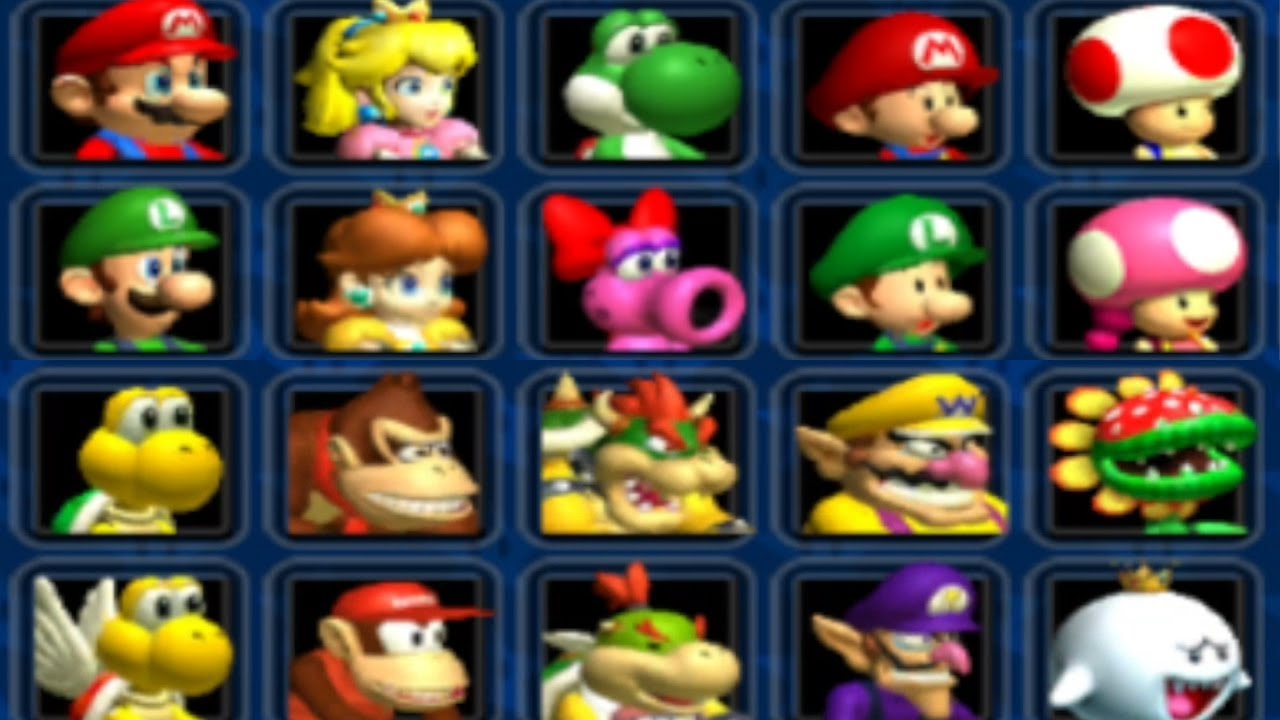 Mario Kart: Double Dash - All Characters