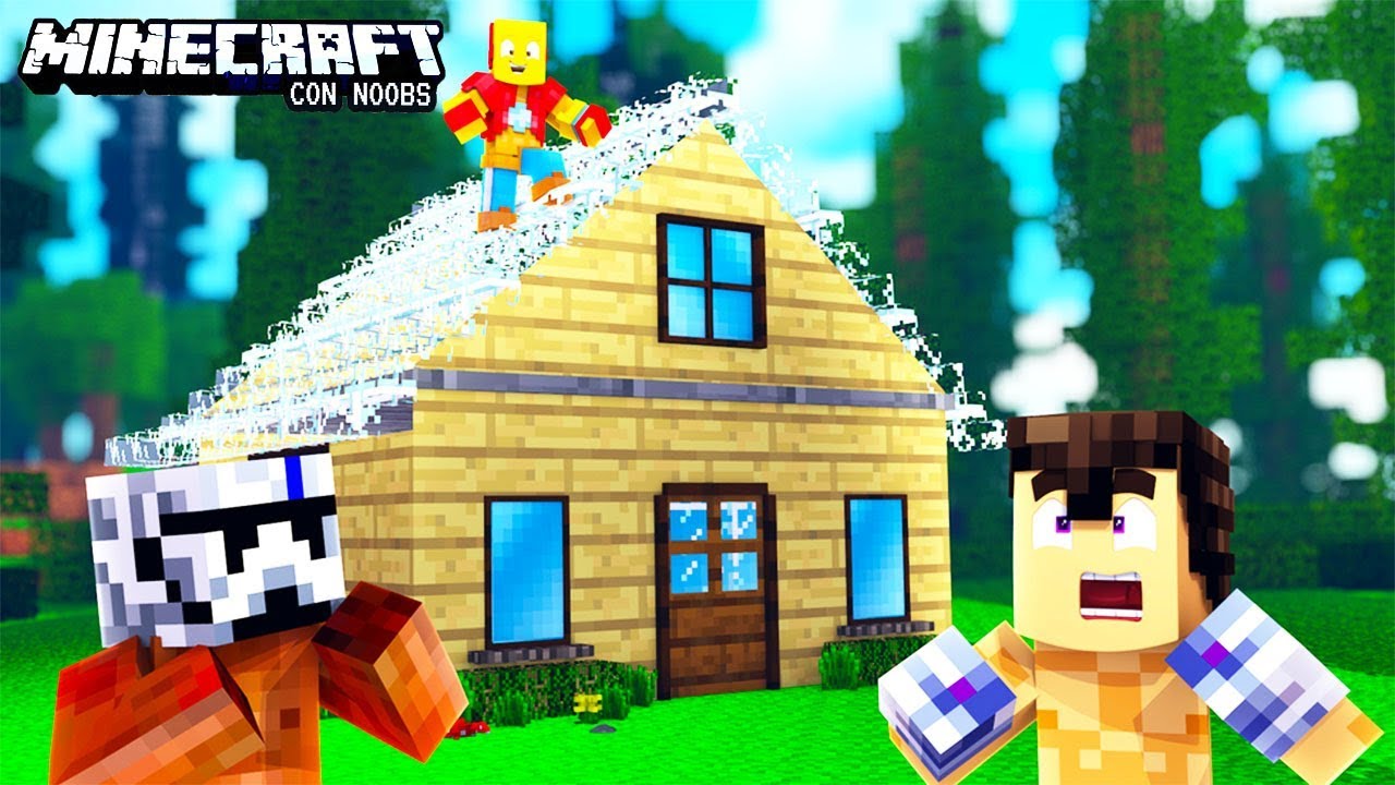 EL MEJOR TECHO DE CRISTAL DE WAKANDA OASIS *MINECRAFT CON NOOBS*