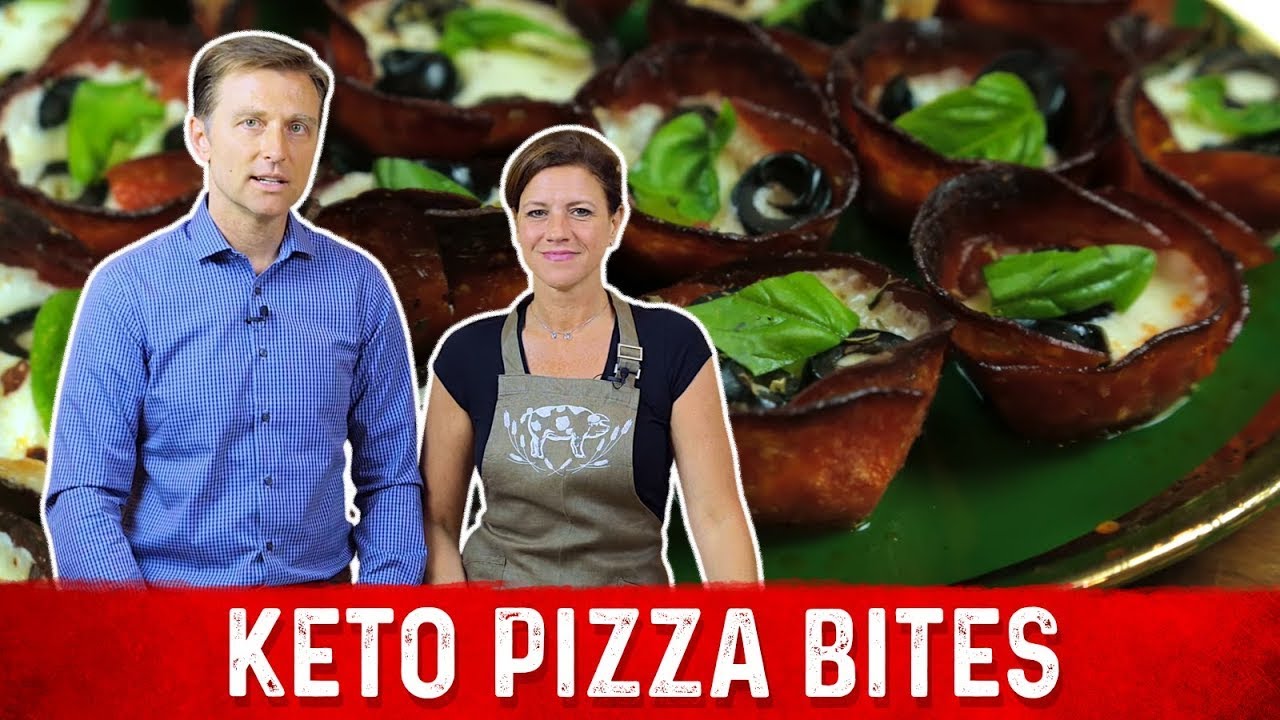 Crispy Keto Pizza Bites Recipe | Karen and Eric Berg