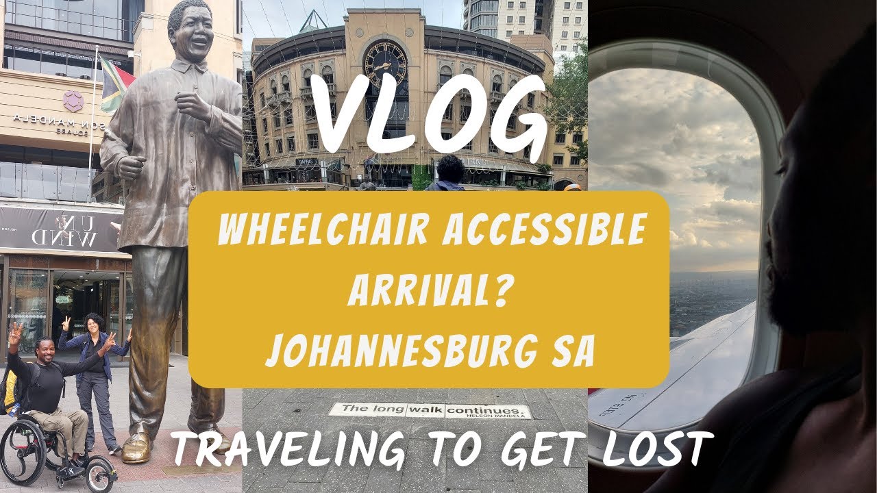 OR Tambo to Johannesburg with Gautrain! ♿️ | South Africa Travel Vlog