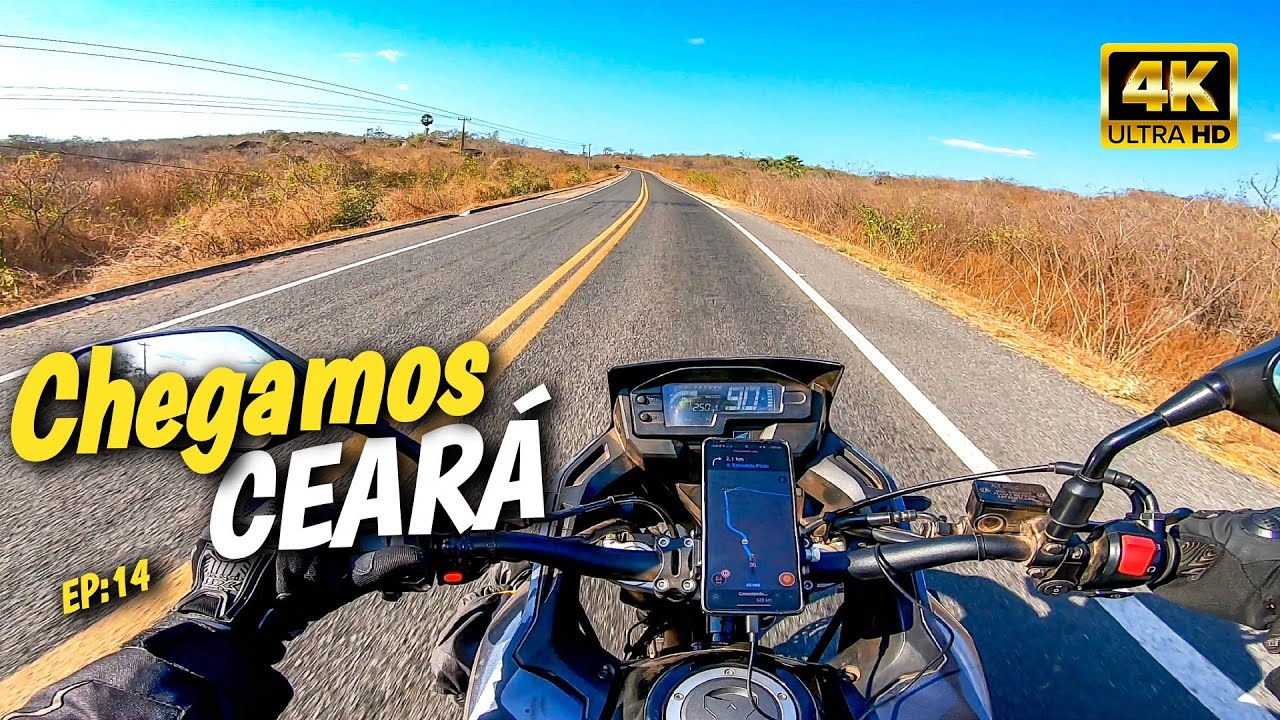 Viagem de Moto do Maranhão chegando no Ceará. Volta da Expedição. EP:14