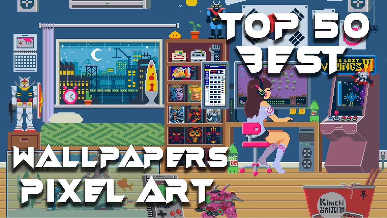 TOP 50🔝 PIXEL ART WALLPAPERS FOR WALLPAPER ENGINE + LINKS (LOFI✍)