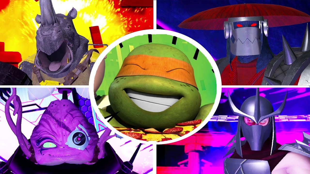 Teenage Mutant Ninja Turtles: Wrath of the Mutants All Bosses & Ending