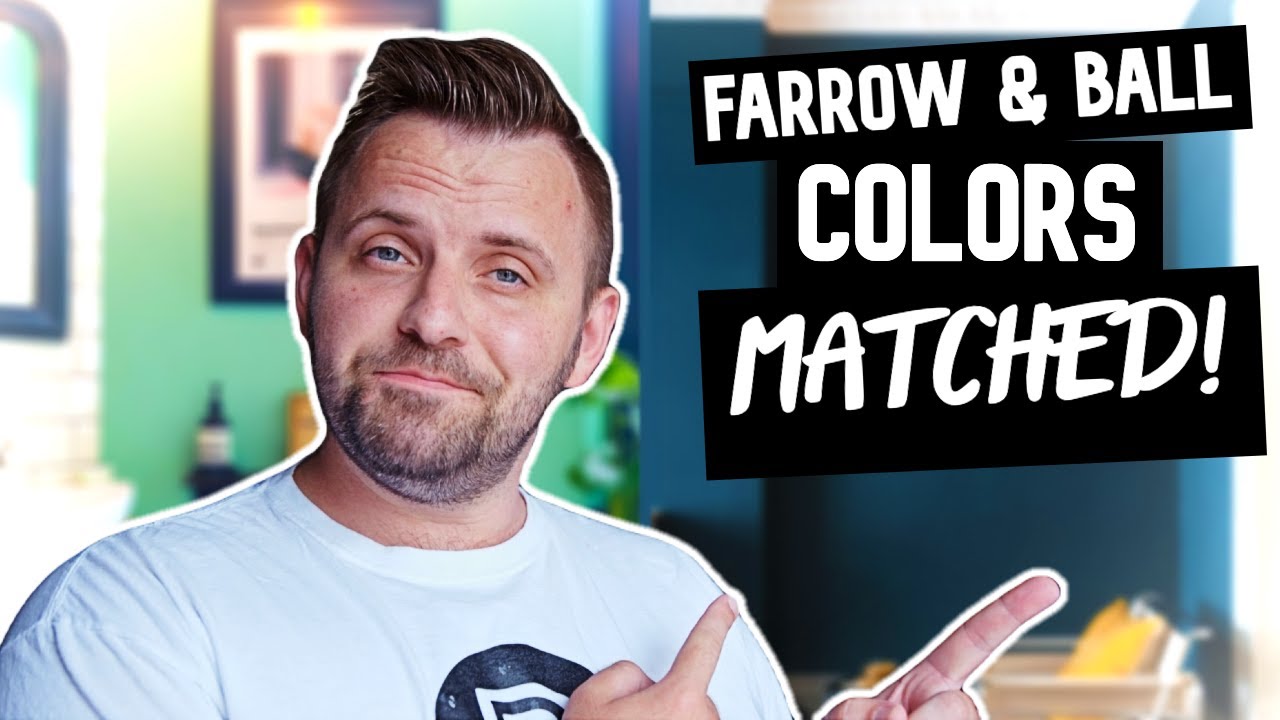 5 FARROW & BALL COLORS MATCHED INTO BENJAMIN MOORE COLORS