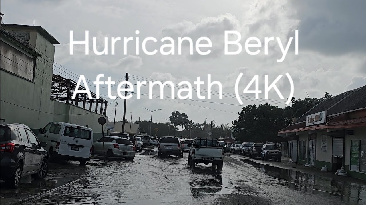 Driving in Barbados - Hurricane Beryl Aftermath (4K)
