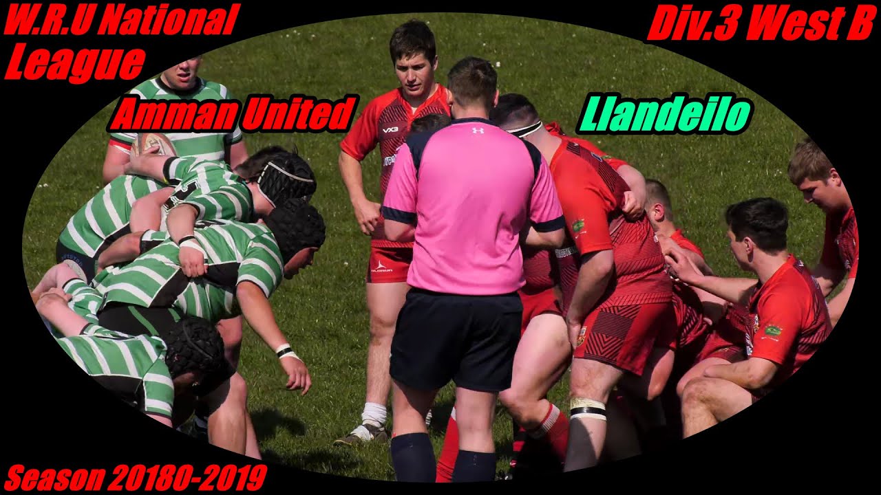 11. Amman United R.F.C Llandeilo R.F.C 2018-2019