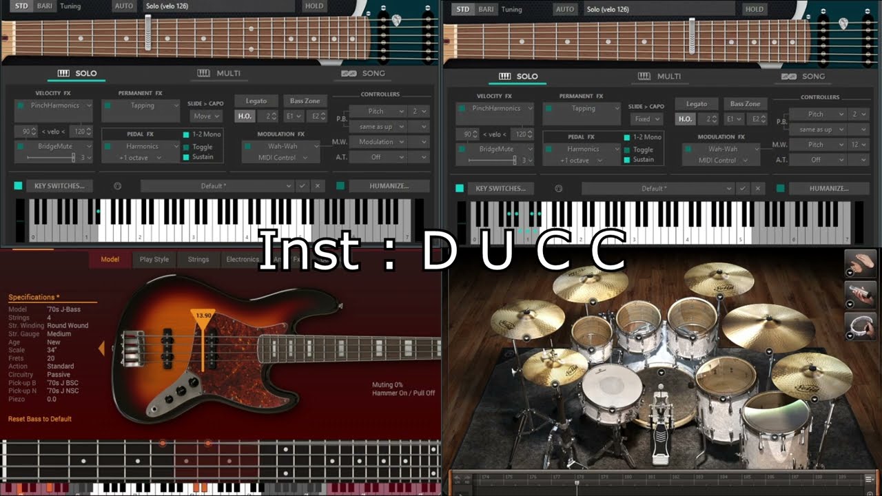 【Arr】ヒトリエ - アンチテーゼ・ジャンクガール (Antithesis JunkGirl) Ver. D U C C【Cover Inst Only】