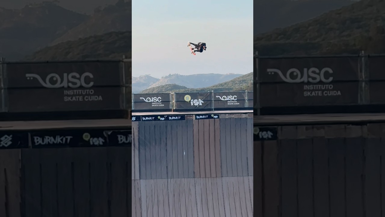 Backside air on the mega ramp 🚀 🤳🏼 Brock Shearin