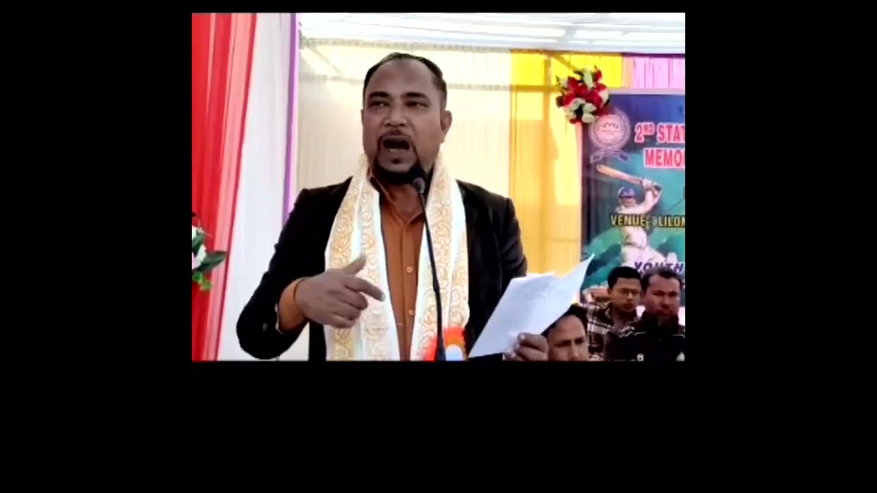 Speech by Dr. Sadeequr Rahman, Professor, Lilong Haoreibi College