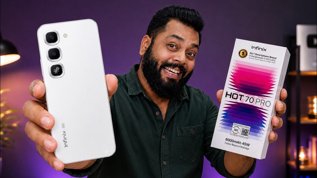 Infinix Hot 70 Pro Unboxing, specifications & quick review