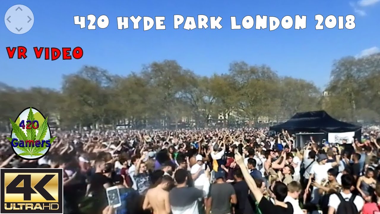 April 20th 4:20pm Hyde Park London today. Happy 420 guys! This is a 360&deg; VR video.