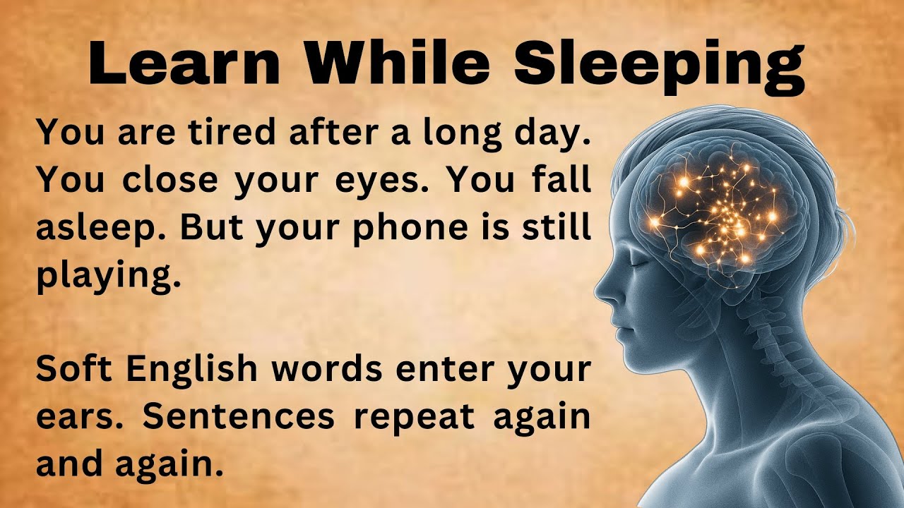 How to Learn English in Your Sleep || Improve Your English While Sleeping