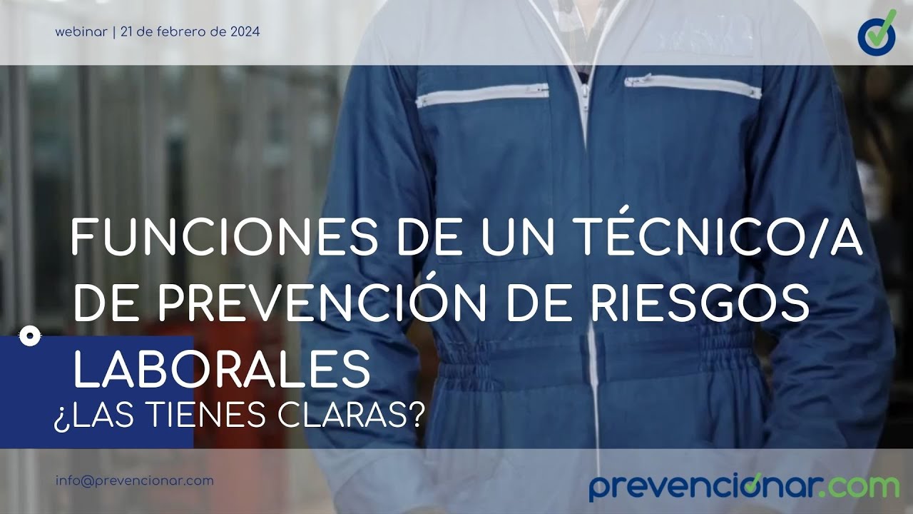 Las funciones de un técnico/a de prevención de riesgos laborales