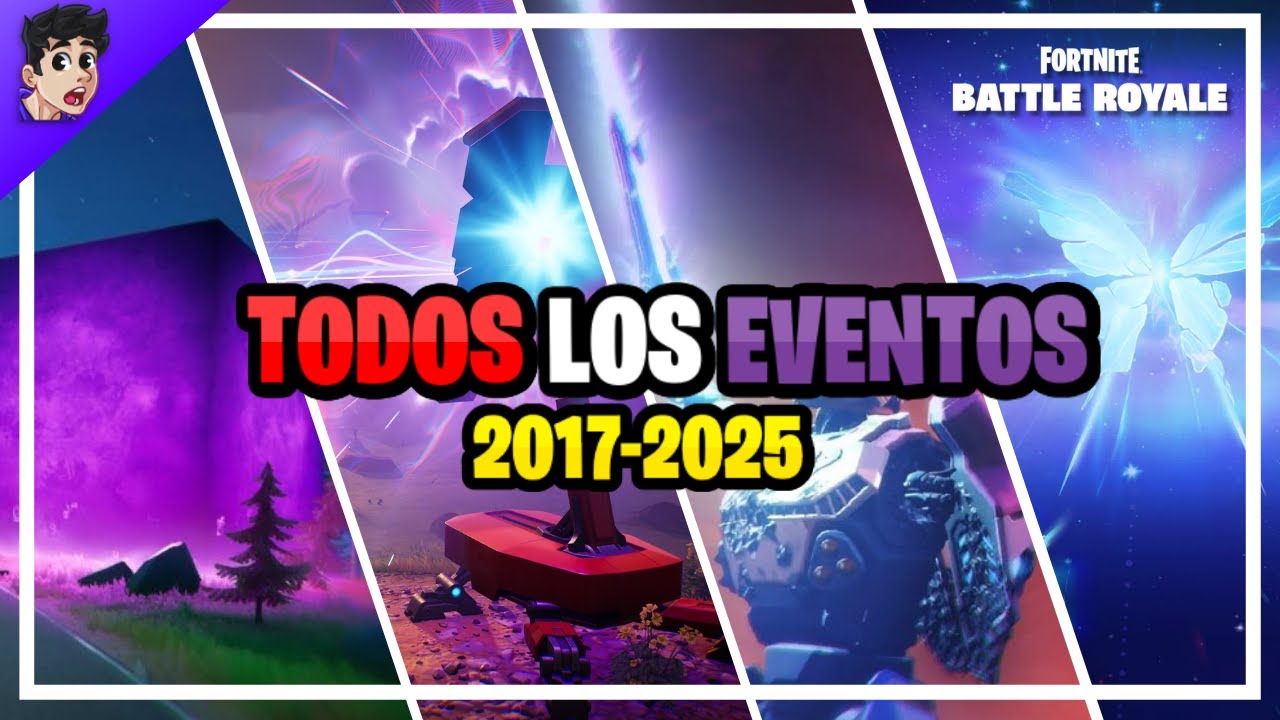 TODOS LOS EVENTOS DE FORTNITE (2017-2025)