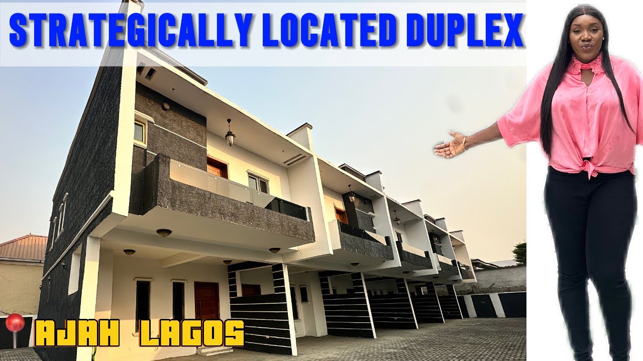 HOUSE FOR SALE IN LEKKI LAGOS NIGERIA: 4 BEDROOM TERRACE DUPLEX IN AJAH LEKKI #realestate #duplex