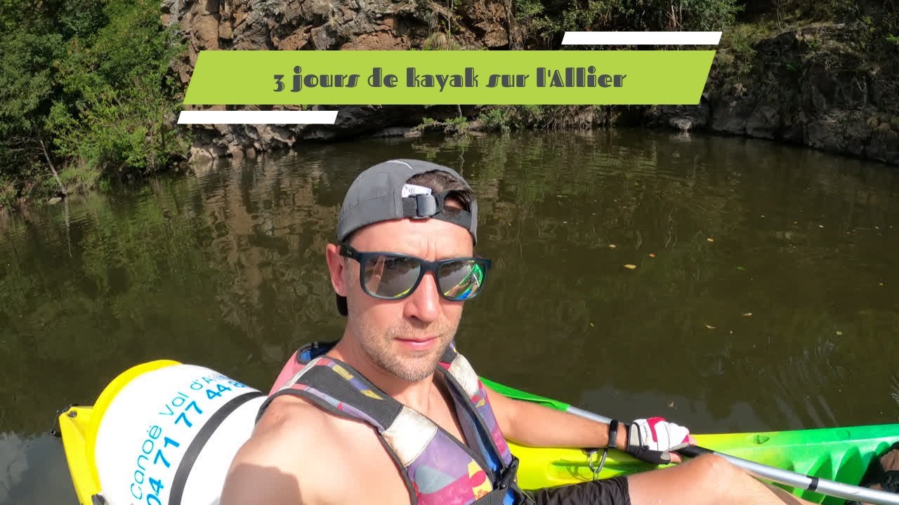 3 jours de kayak sur l'Allier