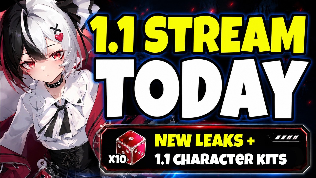 INSANE 1.1 LIVESTREAM TODAY!! NEW LACRIMOSA FULL KIT + CHAOS FIRST LOOK + FREE REDEEM CODES?! - NTE