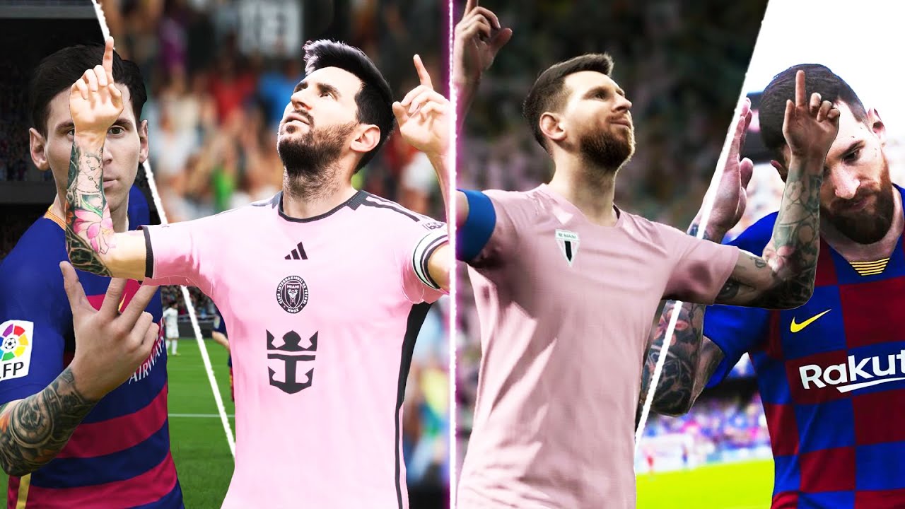 ЛИОНЕЛЬ МЕССИ ВО ВСЕХ FIFA И PES (2005-2025)
