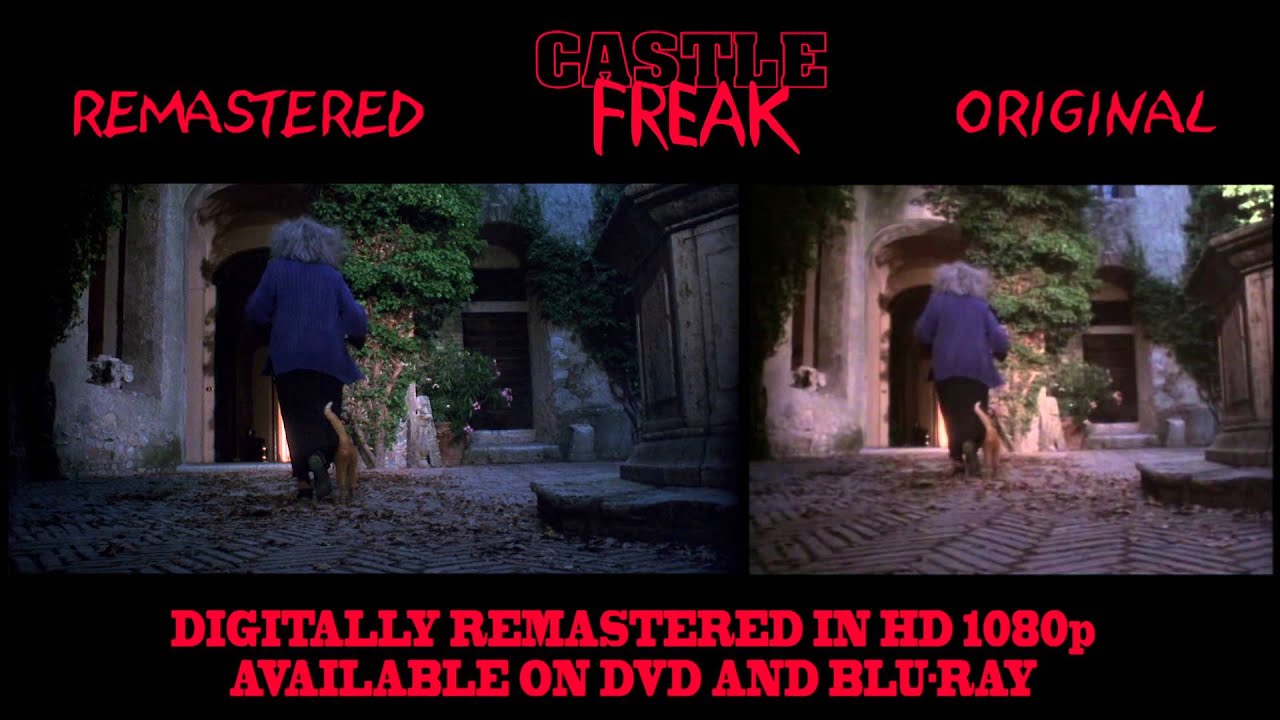 Castle Freak - Blu Ray and DVD Comparison