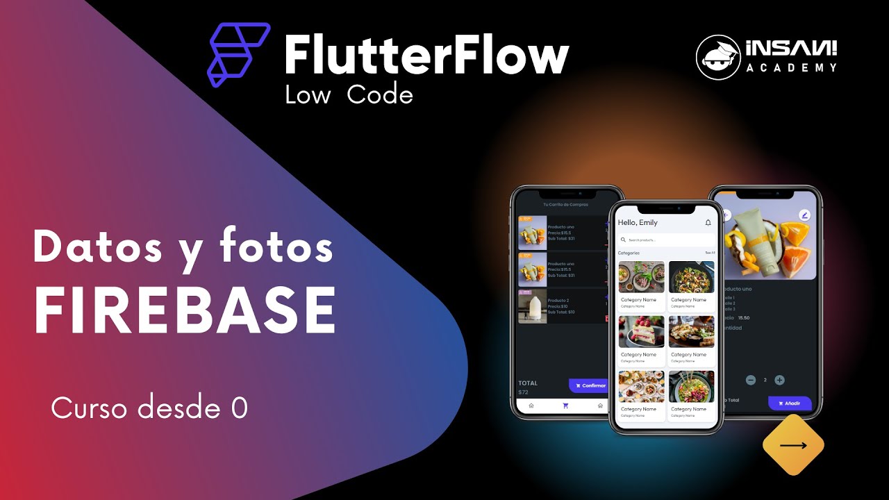 3.1 Datos, imágenes y reglas  de Firebase   |  Curso de FlutterFlow