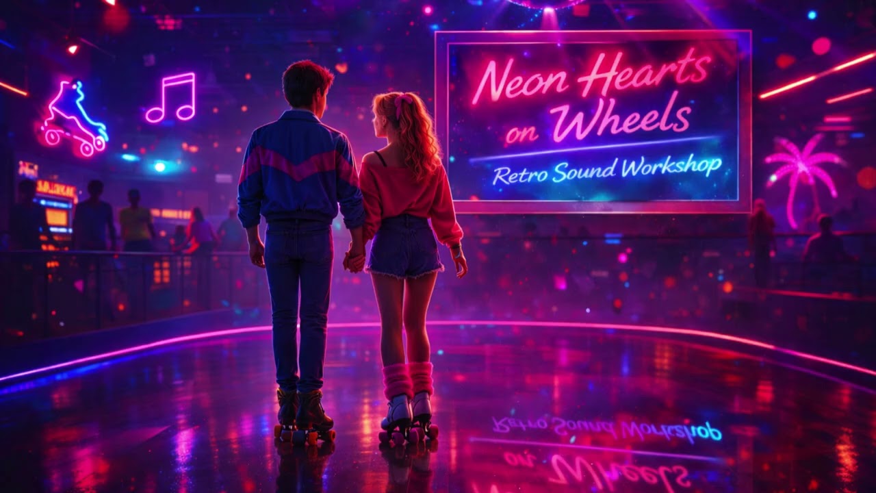 Neon Hearts on Wheels | Romantic 80s Synthpop Duet | Retro Roller Disco Love Story |  No.007
