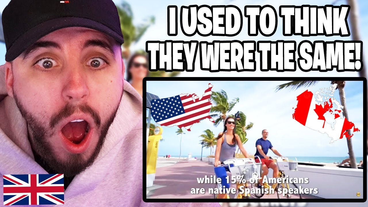 Brit Reacts to USA vs CANADA (Similarities & Differences)