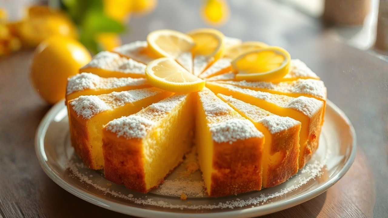 ENFIN ! Le Gâteau CITRON 12 parts de grand-mère que TOUS veulent ! #RecetteVirale 🍋✨
