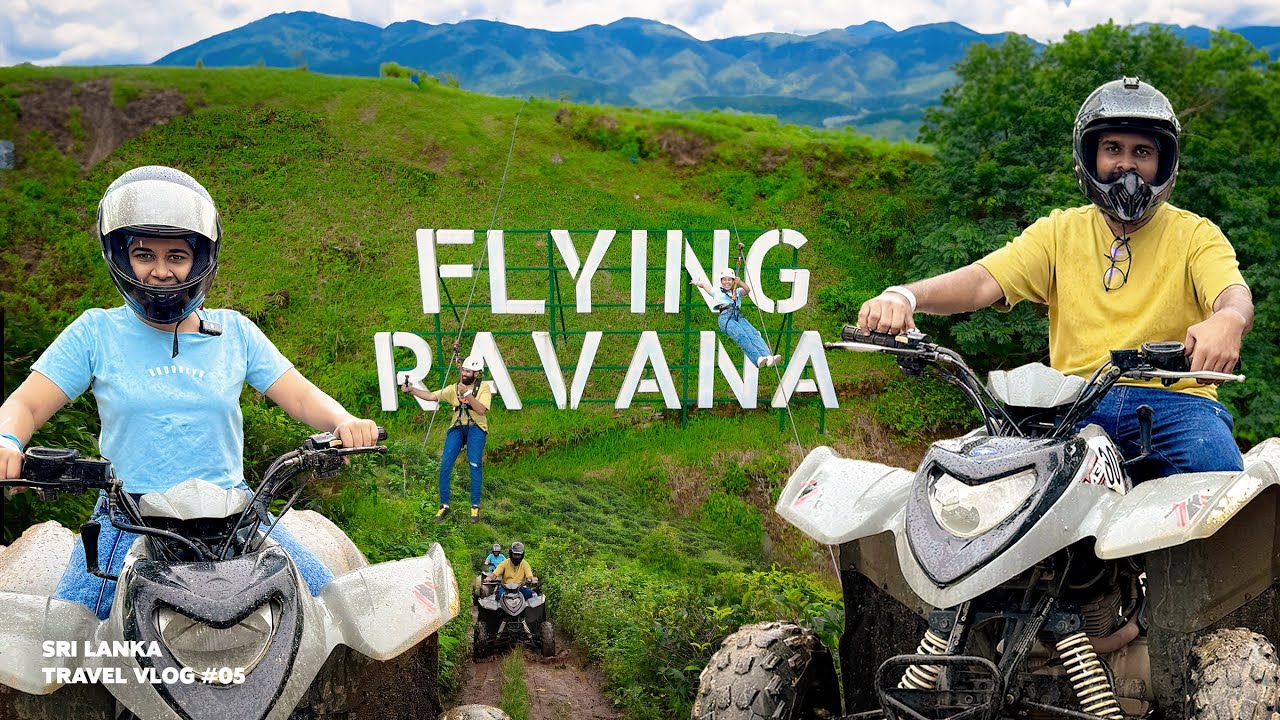 ඇල්ල යනවනම් දැනගෙන යන්න 🪂 - Flying Ravana Mega Zip Line - Ella Sri Lanka 🇱🇰 |  Sinhala Vlog # 05