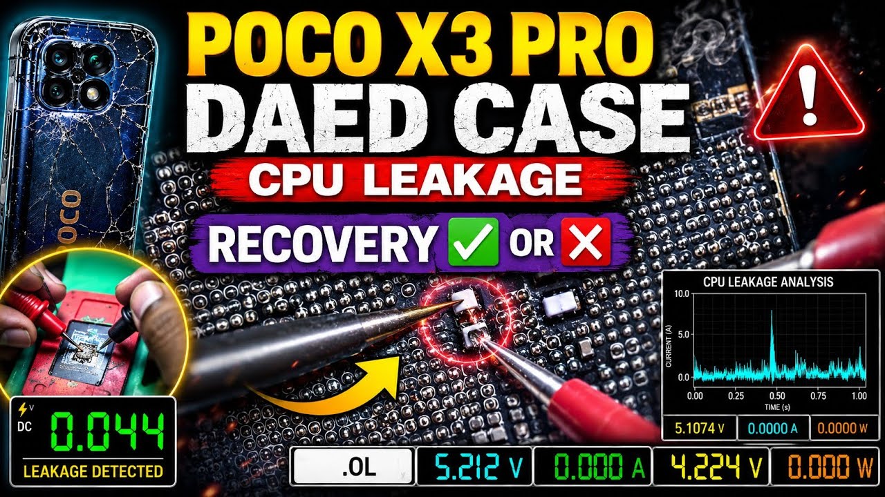 Poco X3 Pro Dead | Data Recovery Very Important But CPU Is Shorting Kya Karu ?