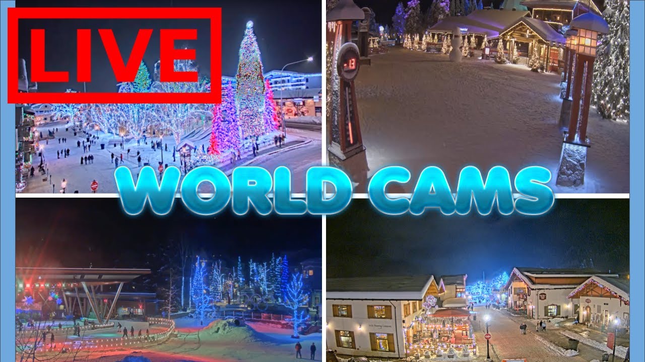 🌎 LIVE Christmas 2026 Countdown Holiday World Cams 24/7 | Relaxing Music 🎄