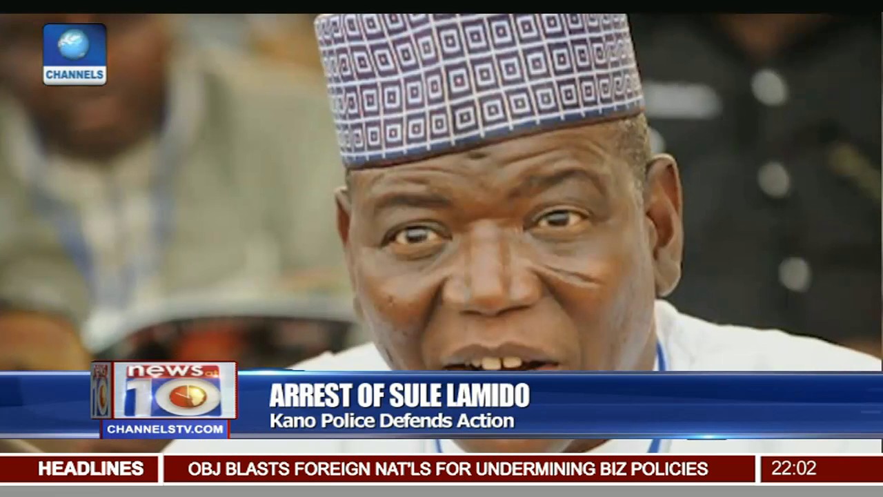 Police Detain Fmr Governor Sule Lamido In Kano