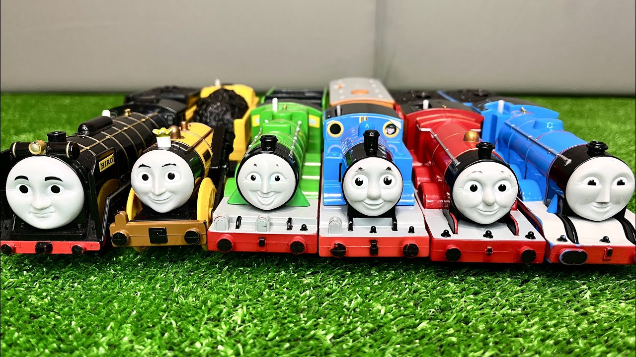 プラレール電池交換！元気のないトーマスたちを元気にしたよ！【トーマス プラレール】