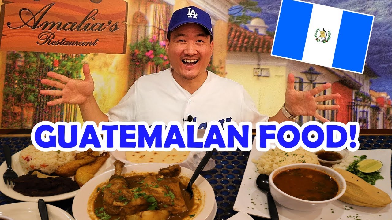 Trying GUATEMALAN FOOD for the First Time | Central American Food Series