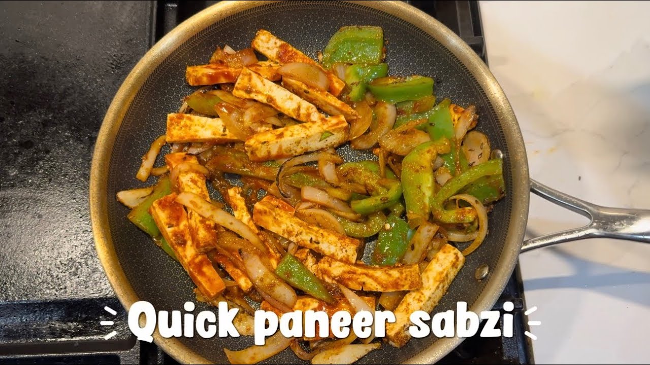 Quick paneer sabzi (masala paneer sabzi in 10 minutes )