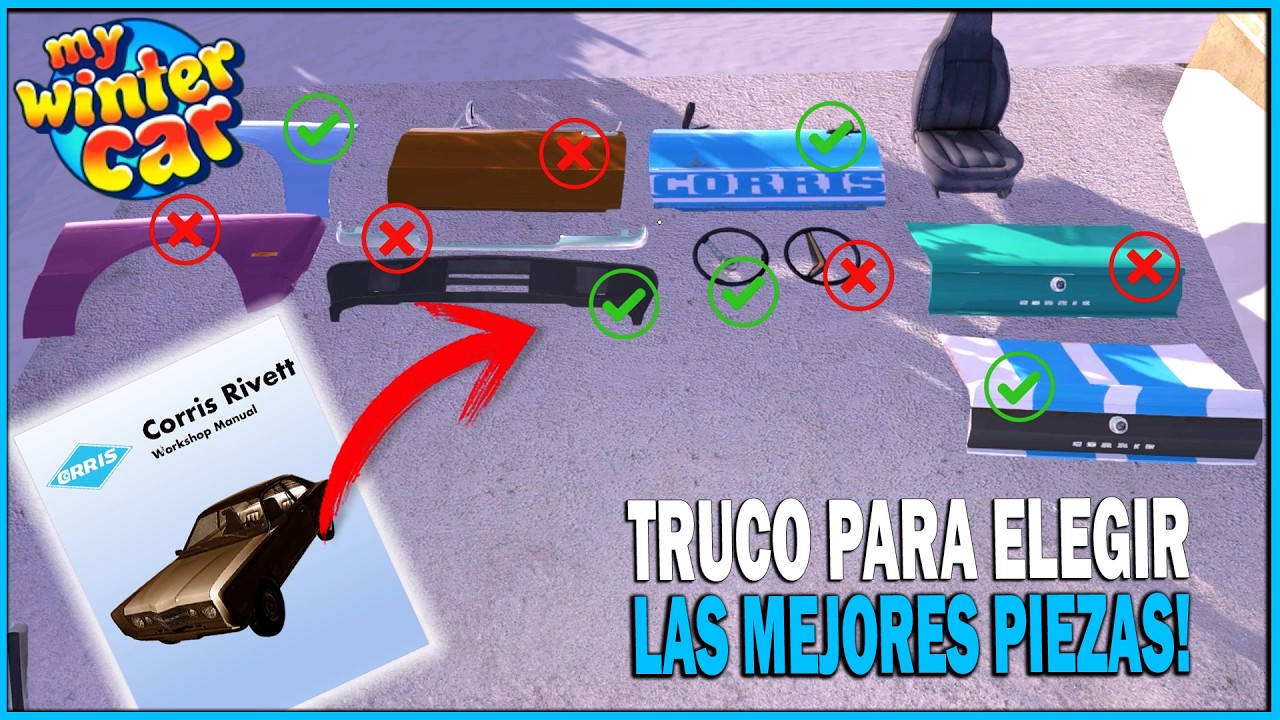 😱 MÉTODO SECRETO para COMPRAR PIEZAS PERFECTAS en My Winter Car