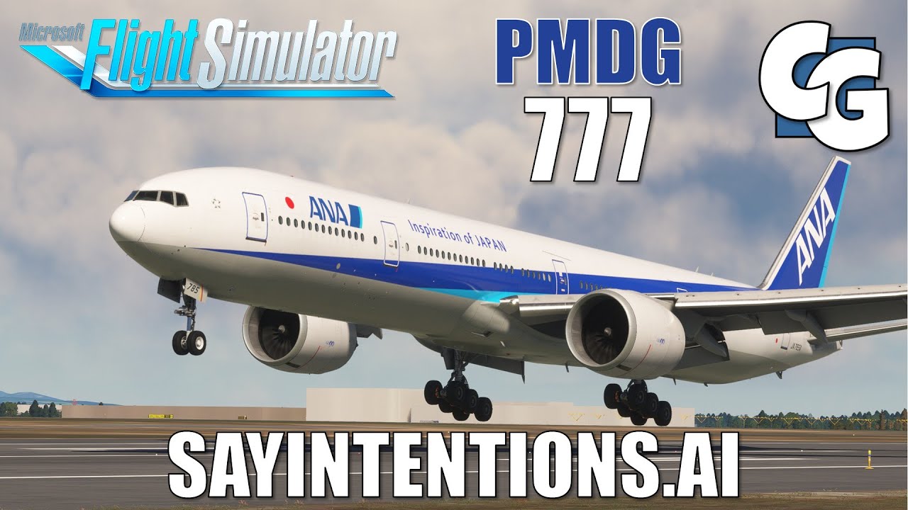 PMDG 777 Full Flight with SayIntentions.AI - Osaka to Tokyo - MSFS