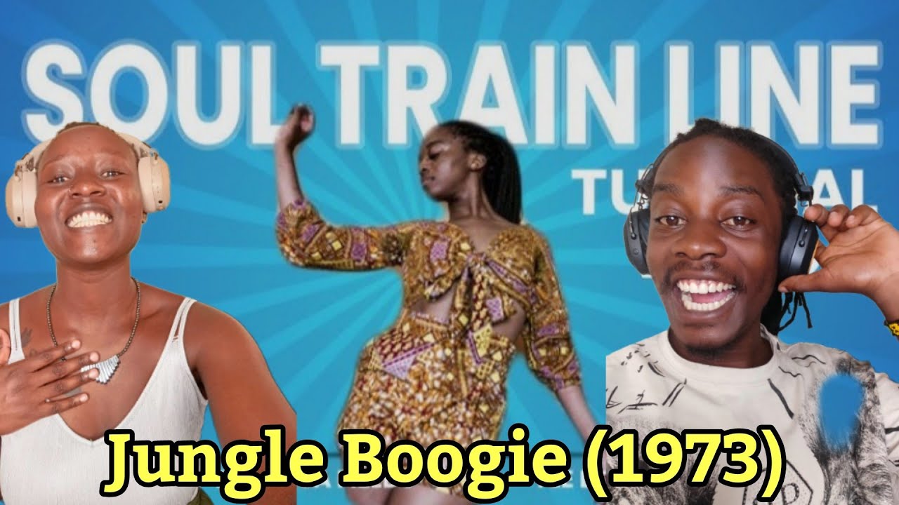 Soul Train Line Dance to Jungle Boogie (1973) -Kool and the gang | Reaction Video