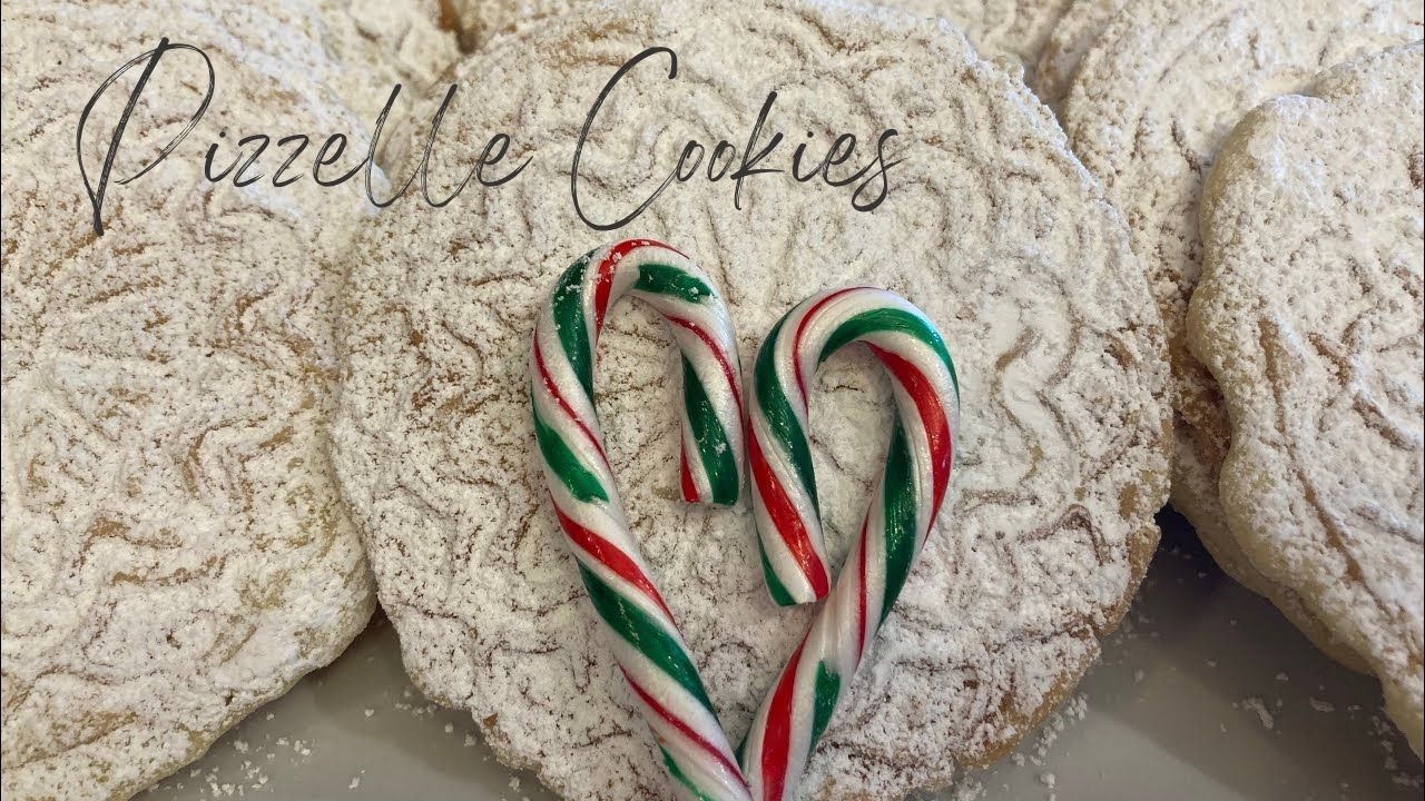 Pizzelle Cookies with Dash Mini Pizzelle Maker